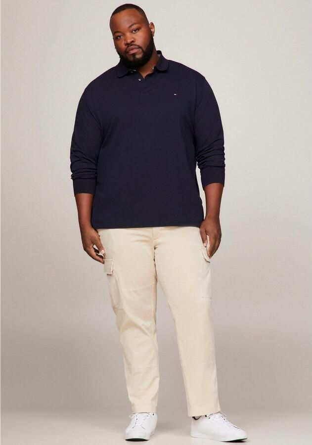 Tommy Hilfiger Big & Tall PLUS SIZE poloshirt met logostitching model '1985' - Foto 7