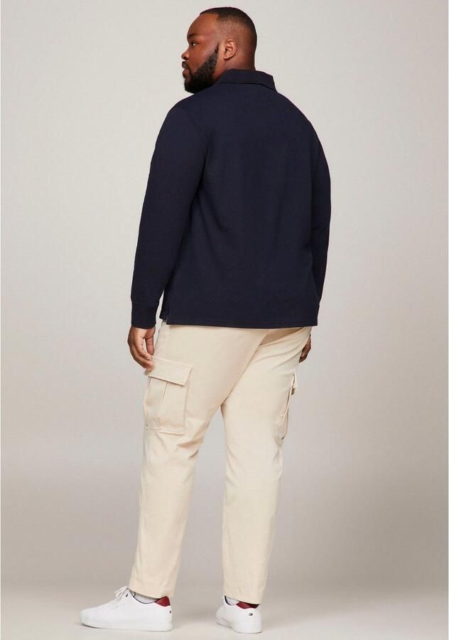 Tommy Hilfiger Big & Tall PLUS SIZE poloshirt met logostitching model '1985' - Foto 5