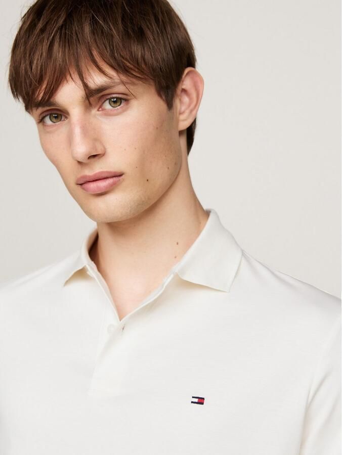 Tommy Hilfiger Poloshirt met lange mouwen L S LIQUID COTTON REG POLO met jersey en merklabel - Foto 2