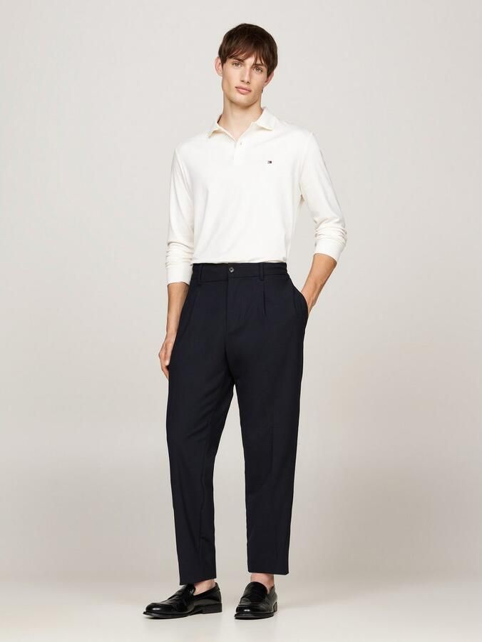 Tommy Hilfiger Poloshirt met lange mouwen L S LIQUID COTTON REG POLO met jersey en merklabel - Foto 3