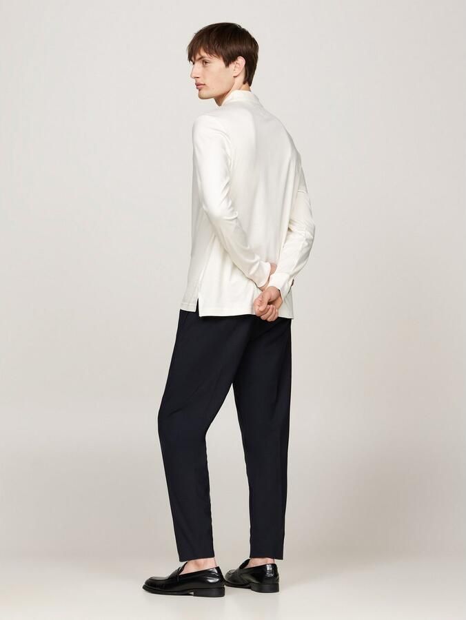 Tommy Hilfiger Poloshirt met lange mouwen L S LIQUID COTTON REG POLO met jersey en merklabel - Foto 4