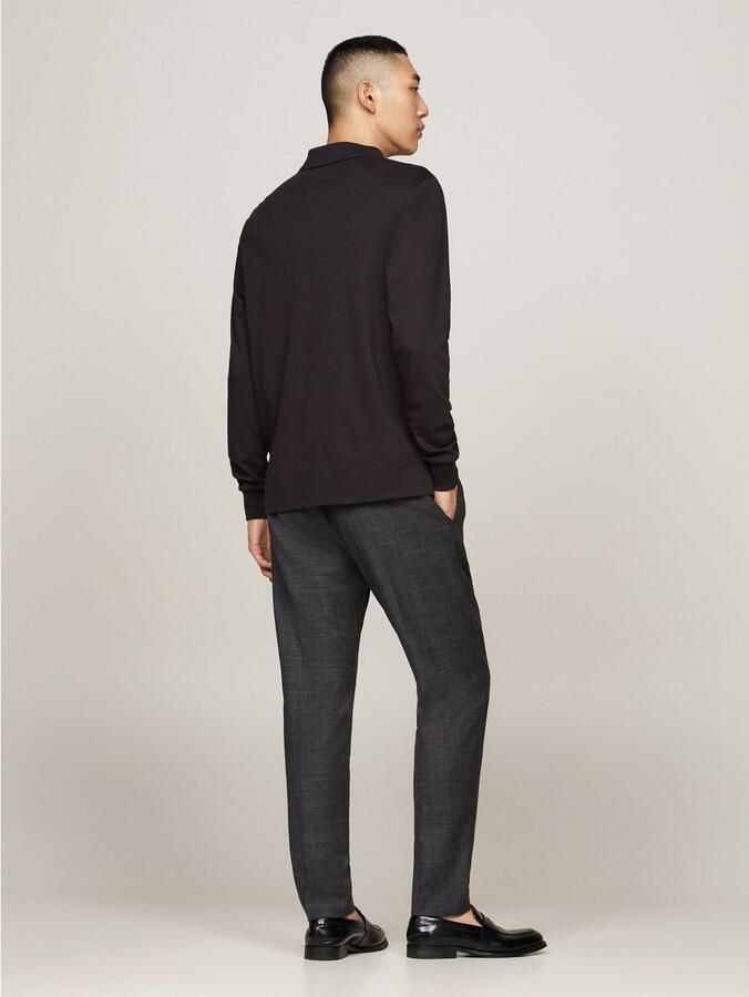 Tommy Hilfiger Poloshirt met lange mouwen L S LIQUID COTTON REG POLO met jersey en merklabel - Foto 5