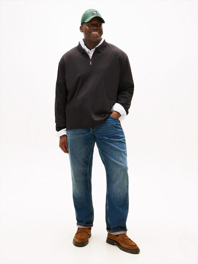 Tommy Hilfiger Poloshirt met lange mouwen ZIP INTERLOCK POLO - Foto 2