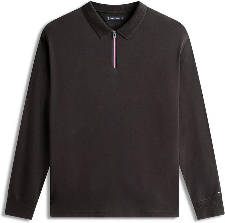 Tommy Hilfiger Poloshirt met lange mouwen ZIP INTERLOCK POLO - Foto 4