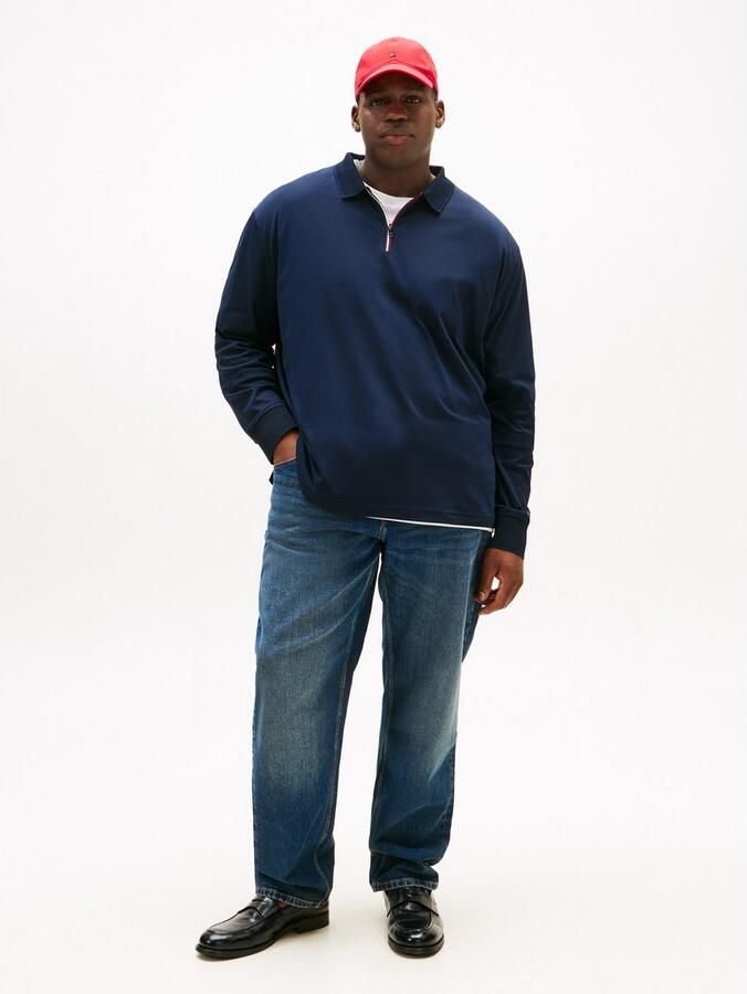 Tommy Hilfiger Poloshirt met lange mouwen ZIP INTERLOCK POLO - Foto 4