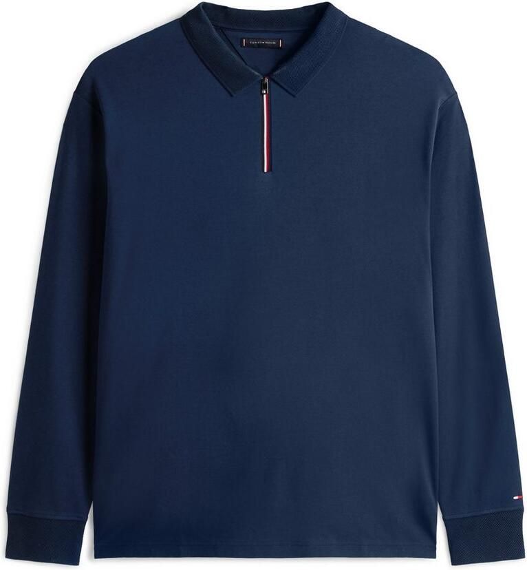 Tommy Hilfiger Poloshirt met lange mouwen ZIP INTERLOCK POLO
