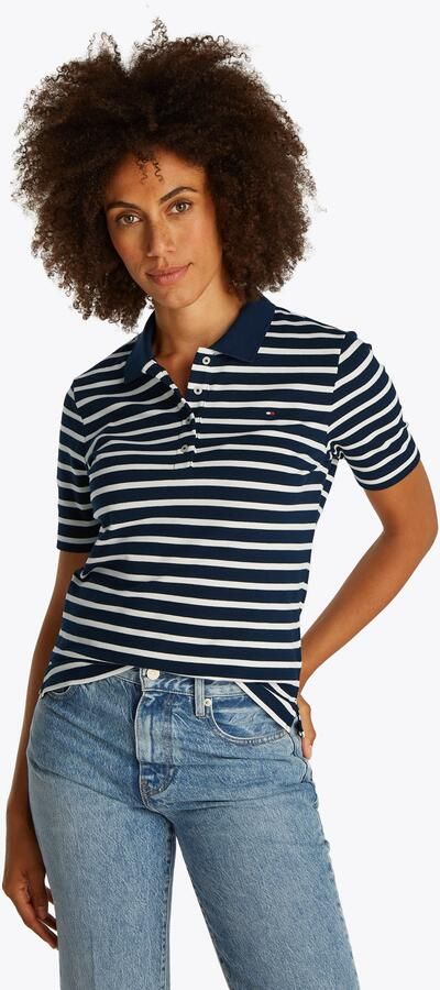 Tommy Hilfiger Regular fit poloshirt met logostitching model '1985' - Foto 8