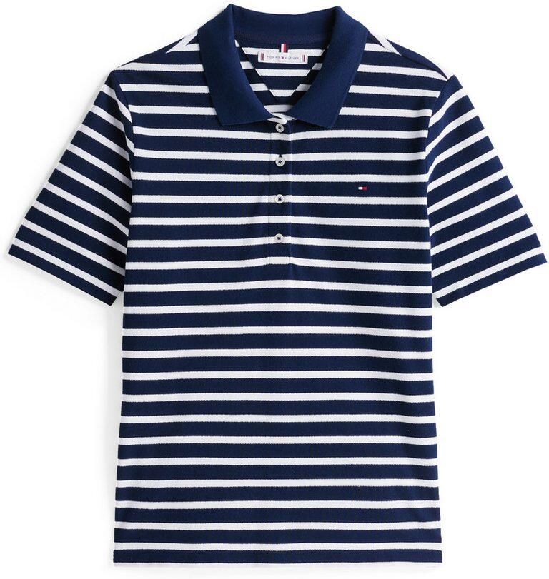 Tommy Hilfiger Regular fit poloshirt met logostitching model '1985'