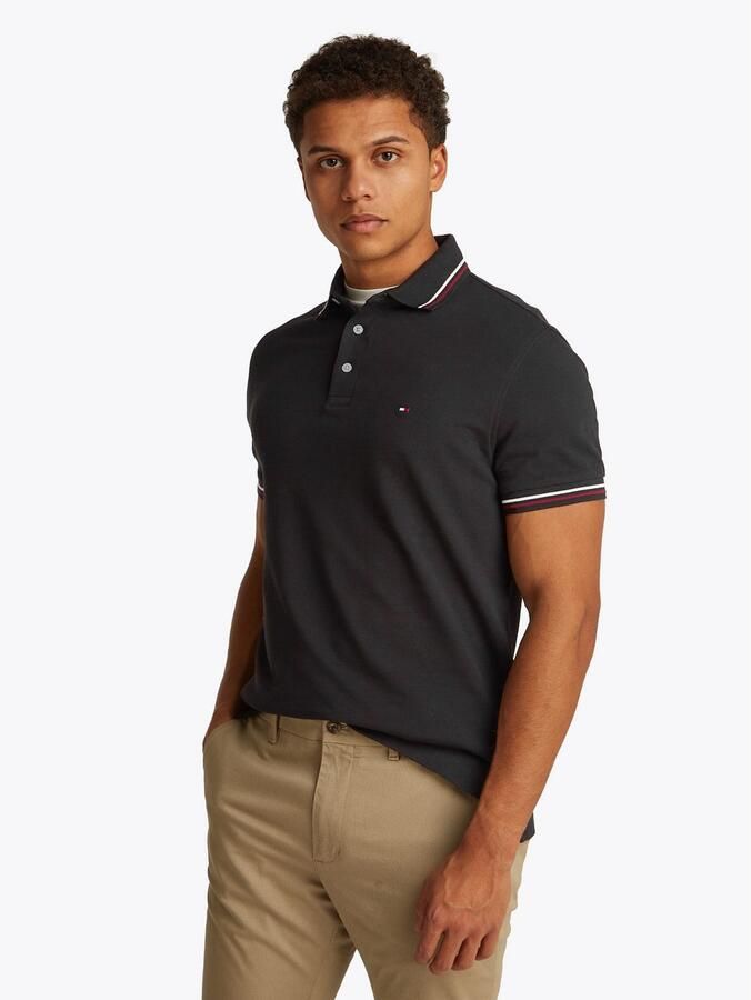 Tommy Hilfiger Polo Shirt Korte Mouw Tipped Slim Fit - Foto 4