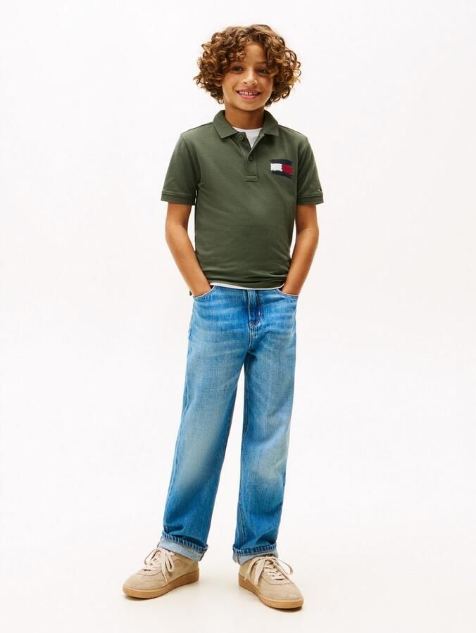 Tommy Hilfiger Poloshirt TOMMY FLAG POLO SS Kinderen tot 16 jaar - Foto 4