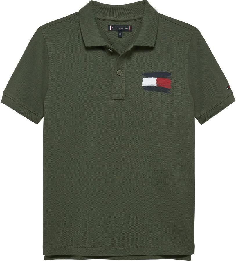 Tommy Hilfiger Poloshirt TOMMY FLAG POLO SS Kinderen tot 16 jaar - Foto 2