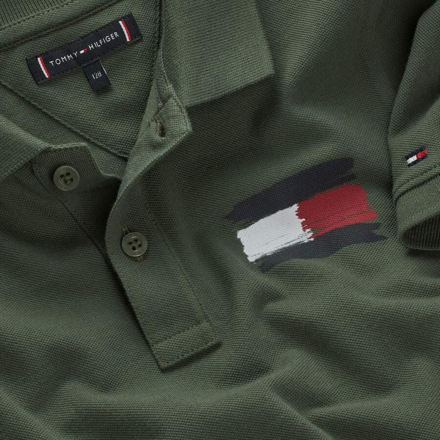 Tommy Hilfiger Poloshirt TOMMY FLAG POLO SS Kinderen tot 16 jaar