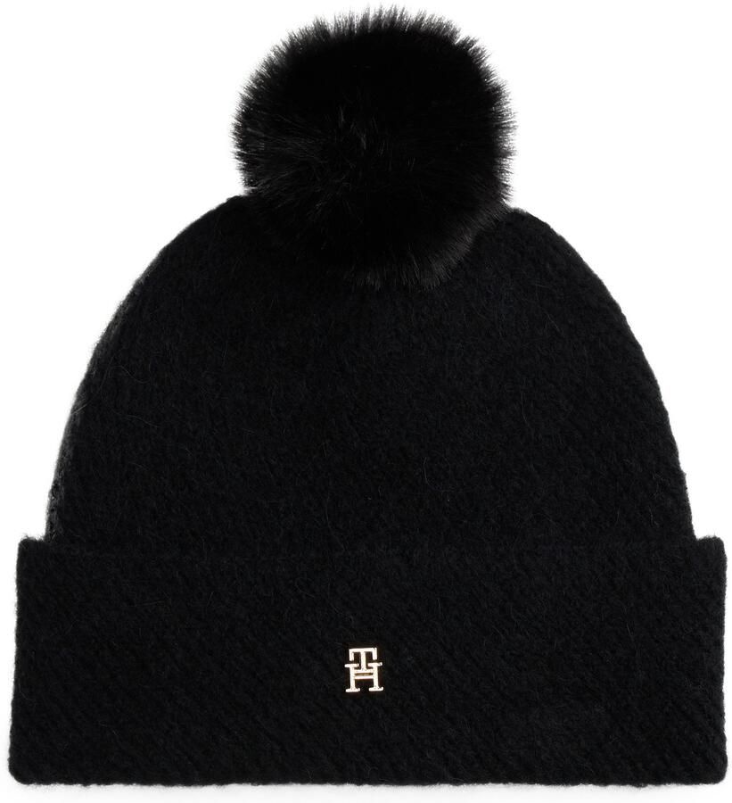 Tommy Hilfiger Pomponmuts POM BEANIE Regular fit met pompon - Foto 3