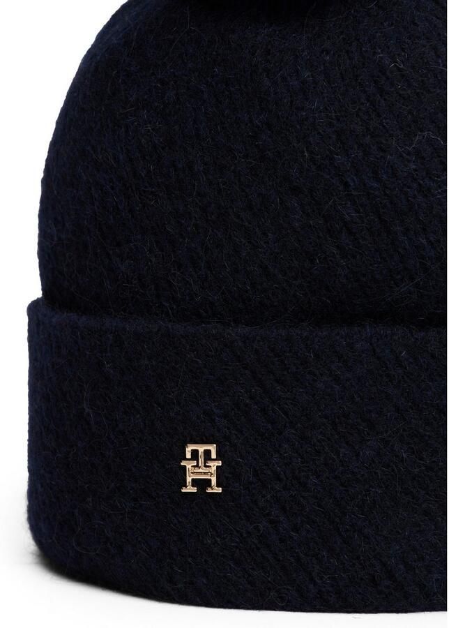 Tommy Hilfiger Pomponmuts POM BEANIE Regular fit met pompon - Foto 2