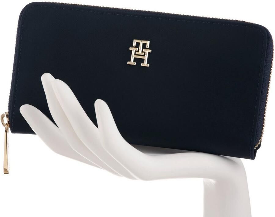 Tommy Hilfiger Portemonnee met labelapplicatie model 'POPPY'