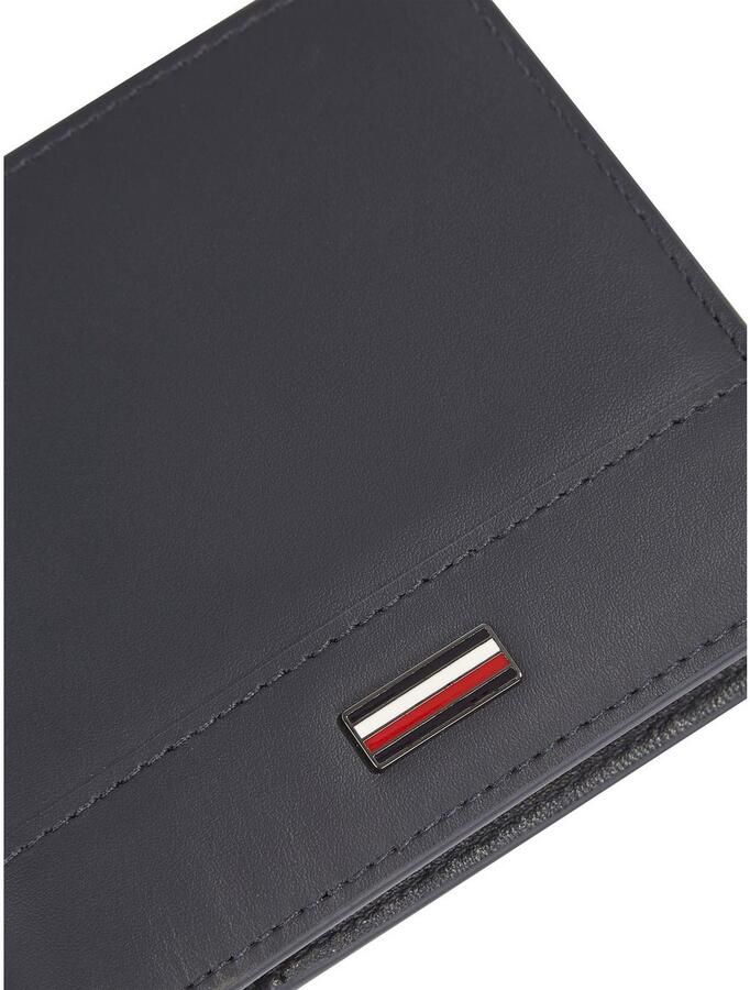 Tommy Hilfiger Portemonnee TH CORP CC AND COIN heren portemonnee met tommy-strepen aan de binnenkant