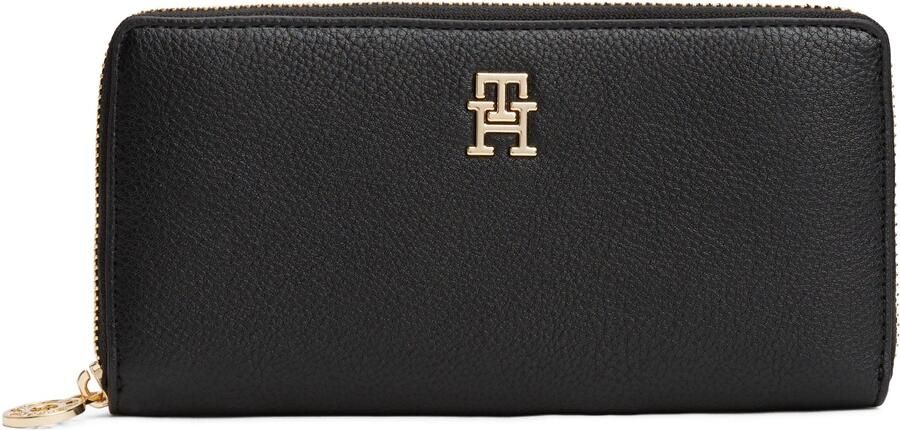 Tommy Hilfiger Portemonnee TH DISTINCT LRG ZA dames portemonnee met gouden th-logo element - Foto 4