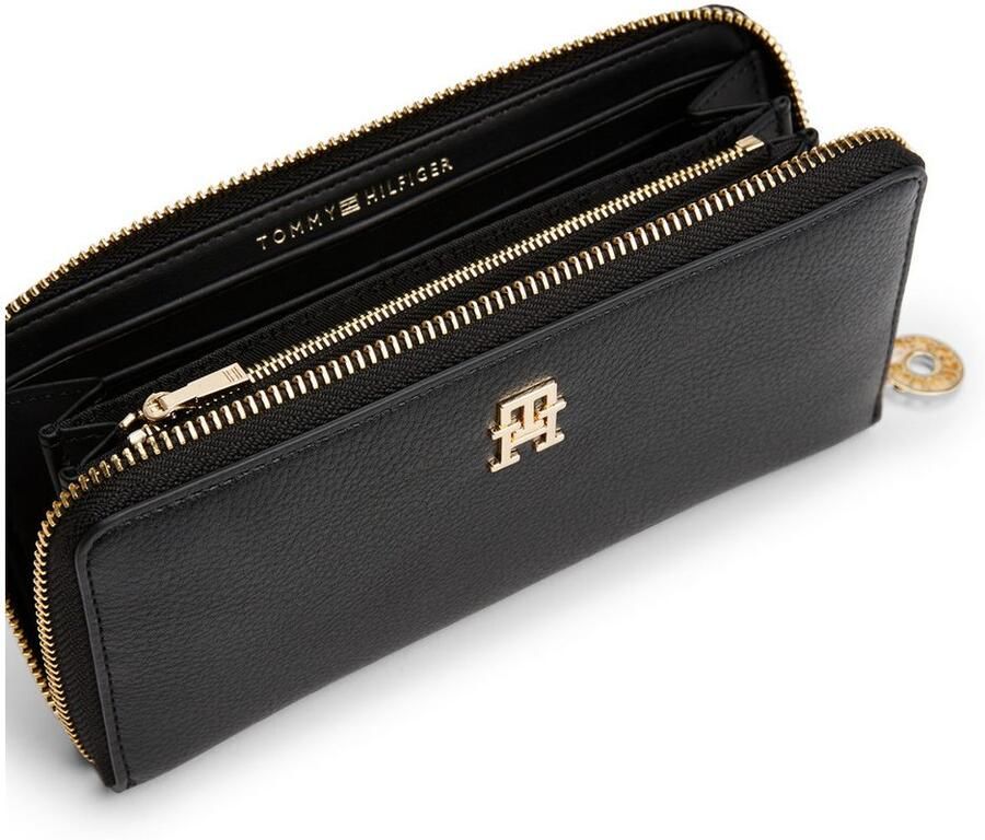 Tommy Hilfiger Portemonnee TH DISTINCT LRG ZA dames portemonnee met gouden th-logo element - Foto 2