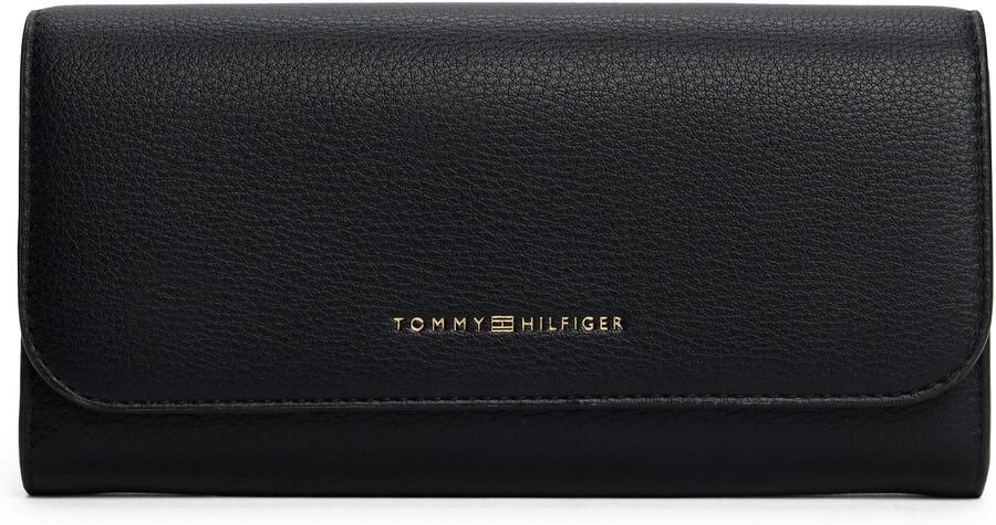 Tommy Hilfiger Portemonnee TH FLAG LRG FLAP portemonnee met gouden logo-opdruk - Foto 3