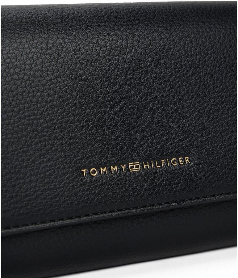 Tommy Hilfiger Portemonnee TH FLAG LRG FLAP portemonnee met gouden logo-opdruk