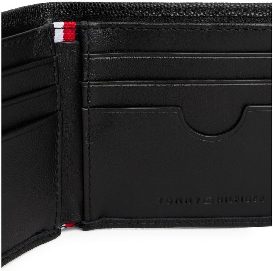 Tommy Hilfiger Portemonnee TH FLAG MINI CC WALLET heren portemonnee met typische logovlag