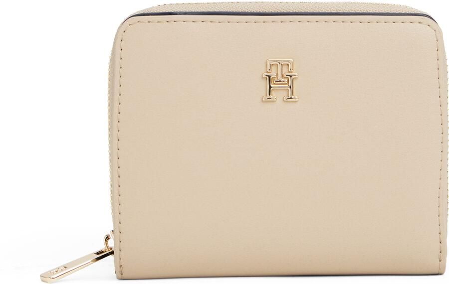 Tommy Hilfiger Portemonnee TH ICON MED ZA FLAP dames portemonnee met edel th-logo embleem - Foto 4