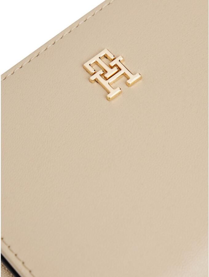 Tommy Hilfiger Portemonnee TH ICON MED ZA FLAP dames portemonnee met edel th-logo embleem - Foto 2