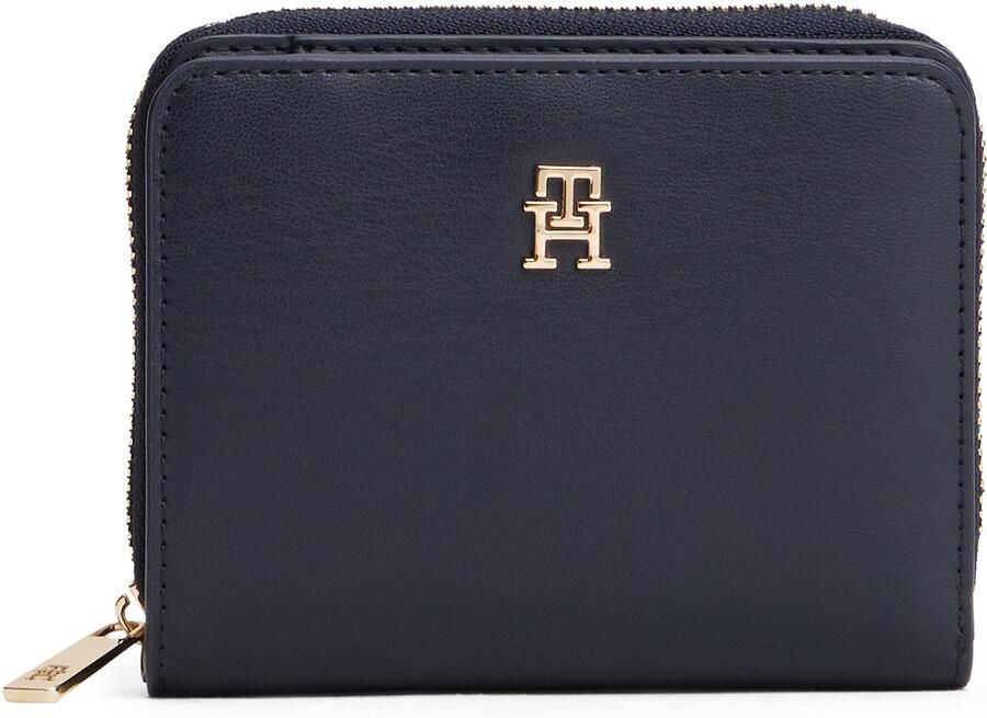 Tommy Hilfiger Portemonnee TH ICON MED ZA FLAP dames portemonnee met edel th-logo embleem - Foto 4