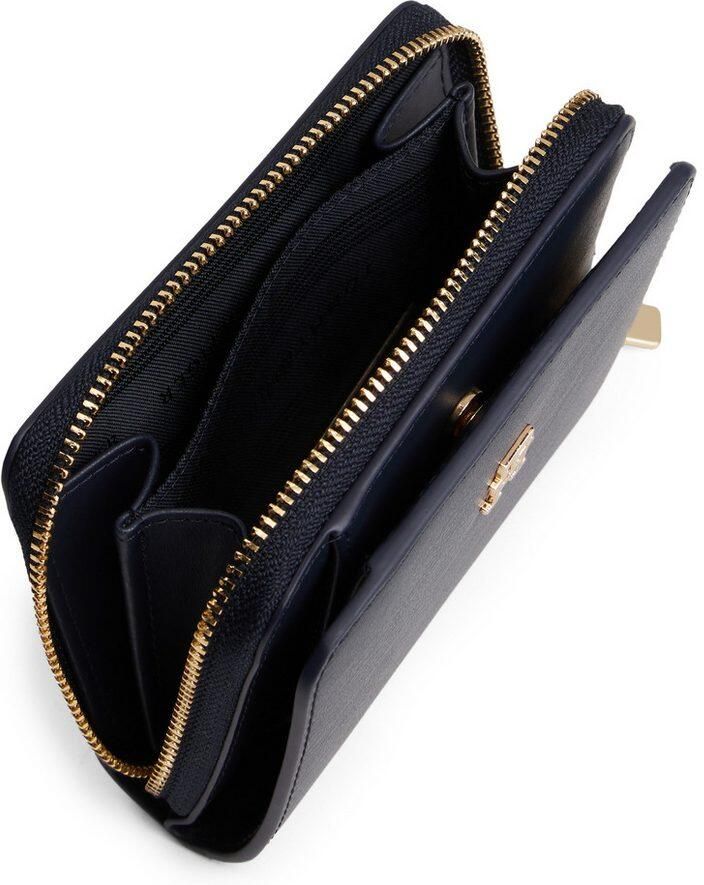 Tommy Hilfiger Portemonnee TH ICON MED ZA FLAP dames portemonnee met edel th-logo embleem - Foto 2