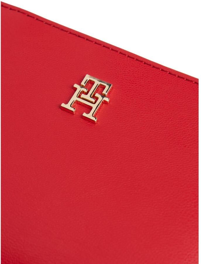 Tommy Hilfiger Portemonnee TH ICON MED ZA FLAP dames portemonnee met edel th-logo embleem - Foto 4