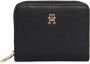 Tommy Hilfiger Portemonnee TH ICON MED ZA FLAP dames portemonnee met edel th-logo embleem - Thumbnail 2