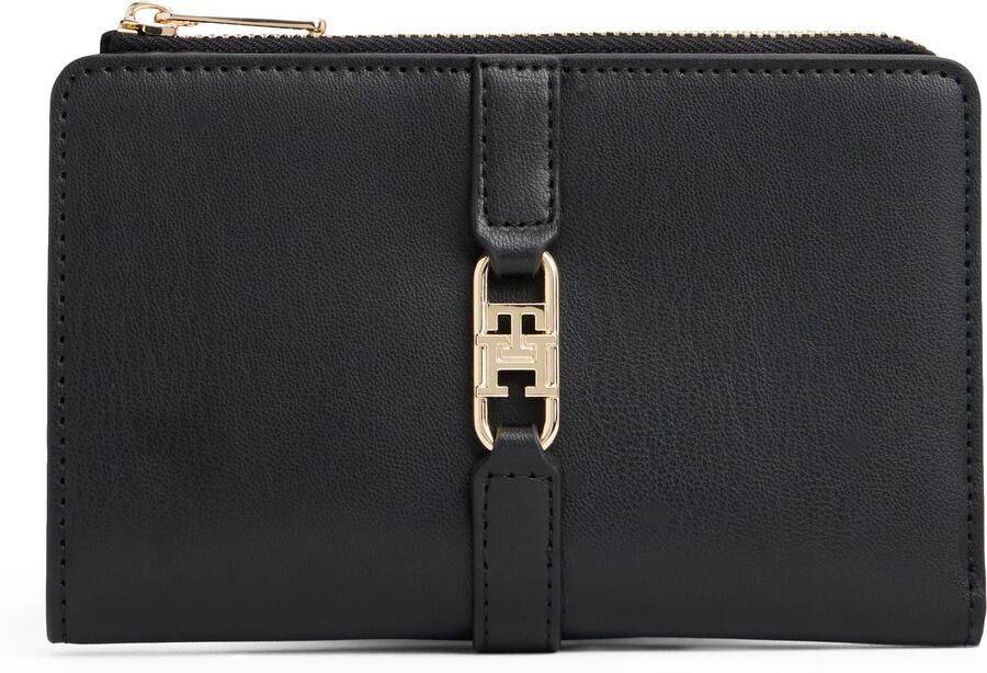 Tommy Hilfiger Portemonnee TH LIBRE BIFOLD dames portemonnee met gouden th-sieraad - Foto 3