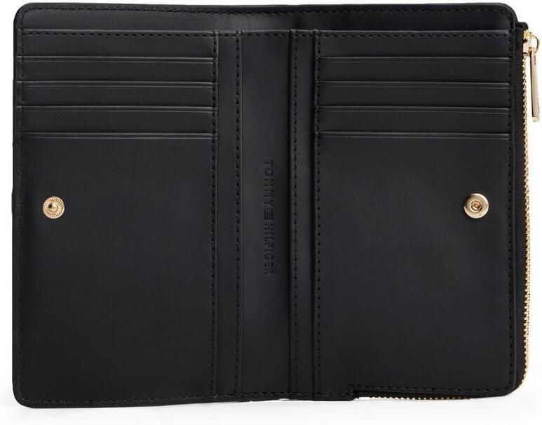 Tommy Hilfiger Portemonnee TH LIBRE BIFOLD dames portemonnee met gouden th-sieraad - Foto 2