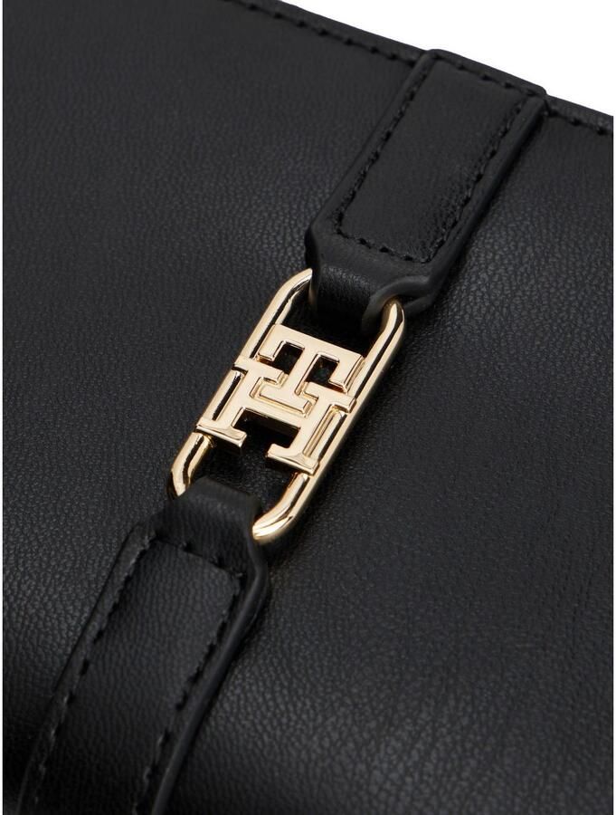 Tommy Hilfiger Portemonnee TH LIBRE BIFOLD dames portemonnee met gouden th-sieraad