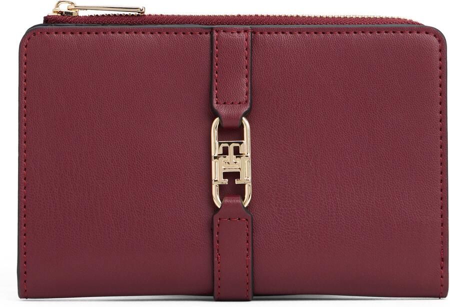 Tommy Hilfiger Portemonnee TH LIBRE BIFOLD dames portemonnee met gouden th-sieraad - Foto 3