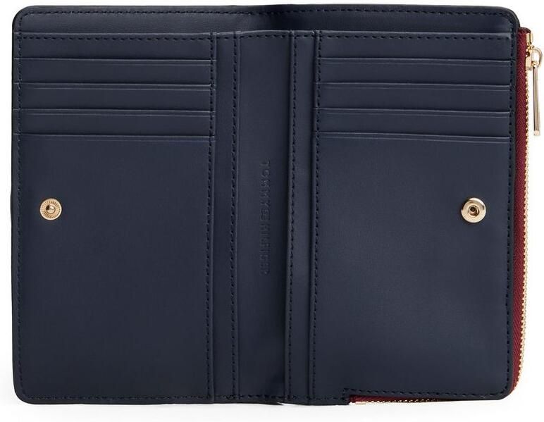 Tommy Hilfiger Portemonnee TH LIBRE BIFOLD dames portemonnee met gouden th-sieraad - Foto 2
