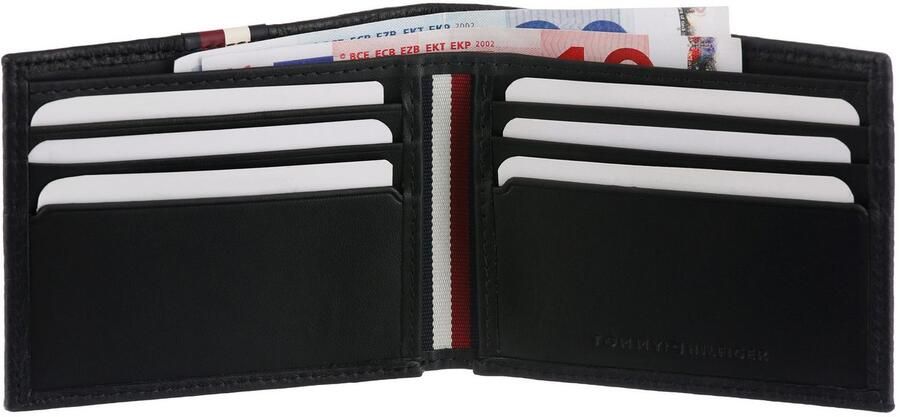 Tommy Hilfiger Portemonnee TH PREM LEA MINI CC WALLET heren portemonnee met logo en logovlag - Foto 2