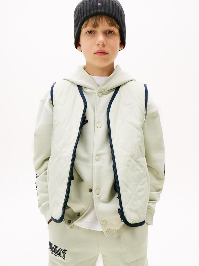 Tommy Hilfiger Reversible-gilet REV MIX MEDIA QUILTED VEST voor kinderen tot 16 jaar met grote zakken - Foto 8