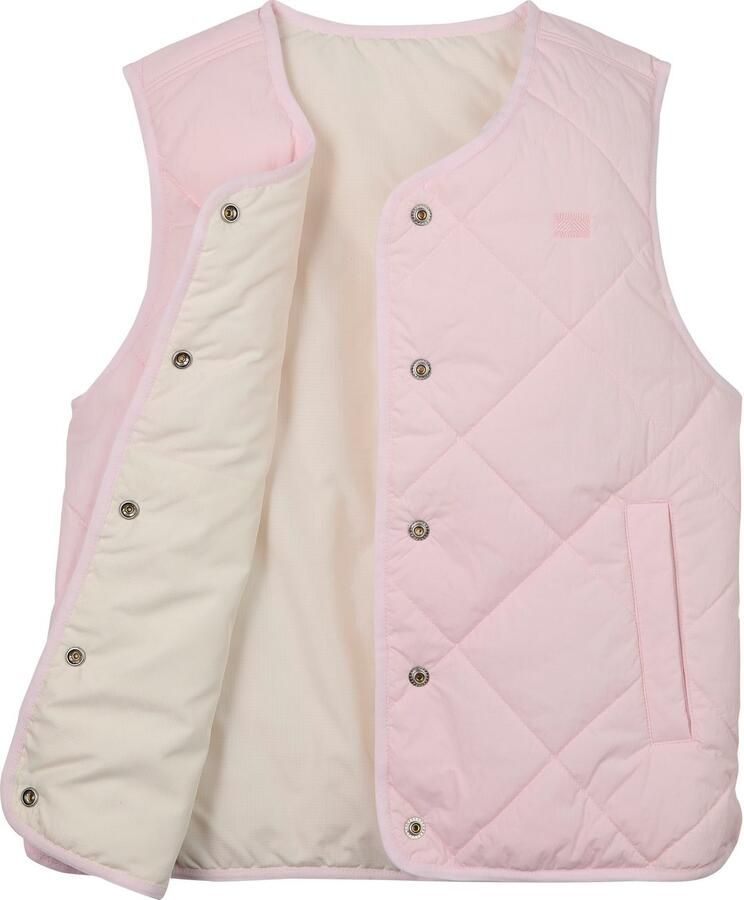 Tommy Hilfiger Reversible-gilet REVERSIBLE QUILTED VEST voor kinderen tot 16 jaar met grote drukknopen
