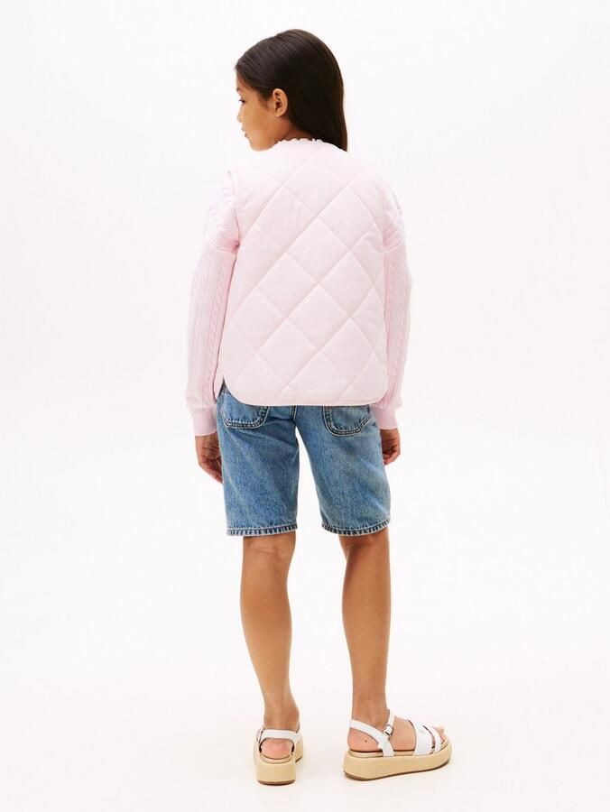 Tommy Hilfiger Reversible-gilet REVERSIBLE QUILTED VEST voor kinderen tot 16 jaar met grote drukknopen - Foto 5