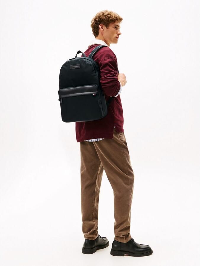 Tommy Hilfiger Rugzak TH NYLON DAILY BACKPACK vrijetijdsrugzak zakelijke rugzak met laptopvak met klittenband binnenin - Foto 3