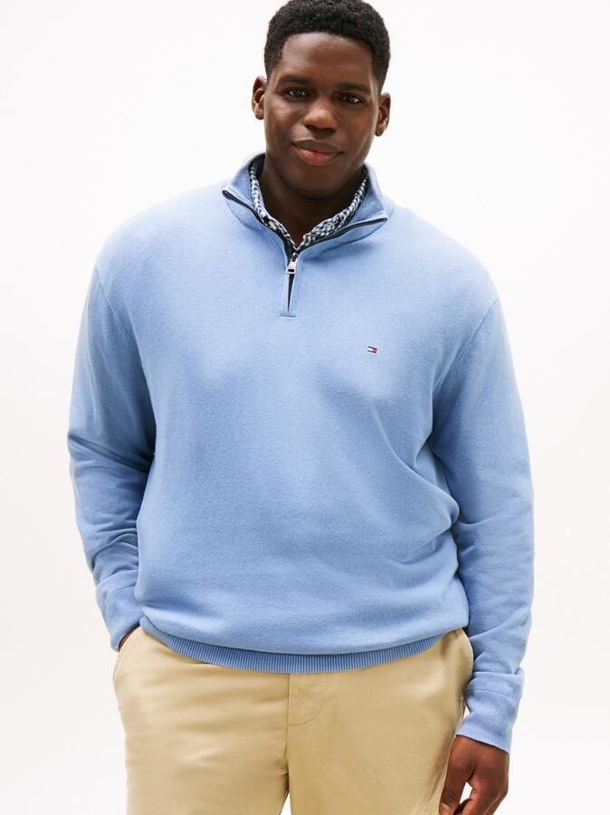 Tommy Hilfiger Schipperstrui BT-PIMA ORG CTN CASHMERE ZMOCK-B - Foto 4