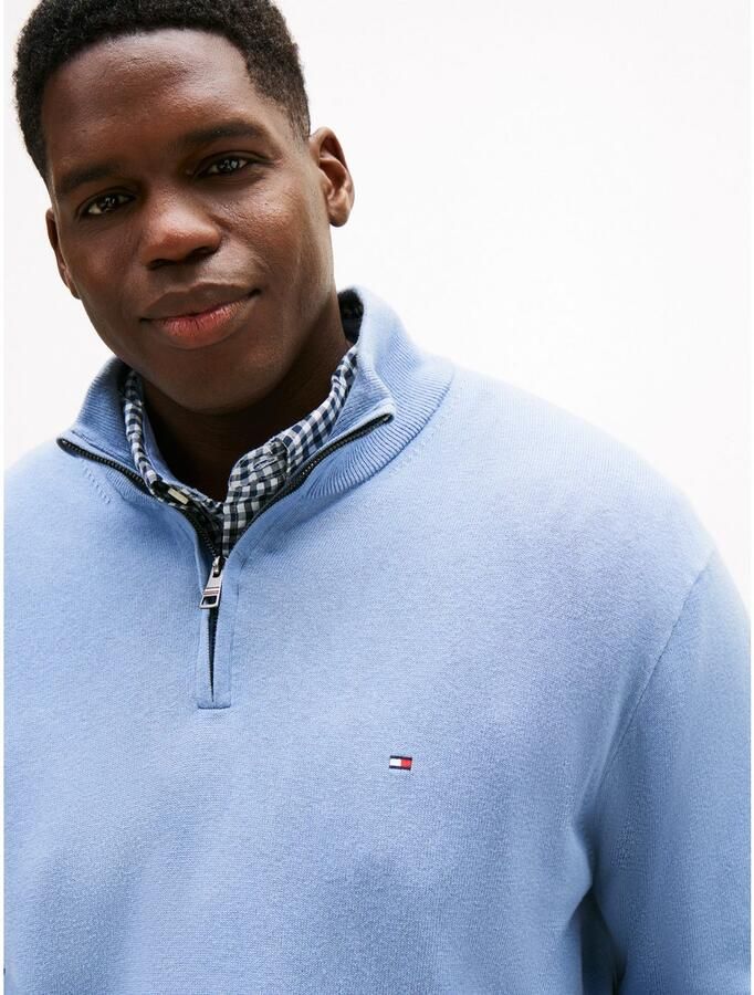 Tommy Hilfiger Schipperstrui BT-PIMA ORG CTN CASHMERE ZMOCK-B - Foto 2