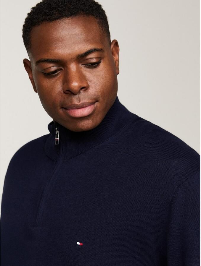 Tommy Hilfiger Schipperstrui BT-PIMA ORG CTN CASHMERE ZMOCK-B - Foto 3