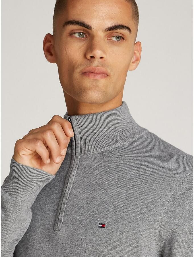 Tommy Hilfiger Schipperstrui ESSENTIAL COTTON ZIP MOCK - Foto 5