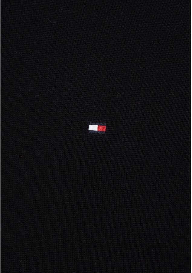 TOMMY HILFIGER Heren Truien & Vesten Pima Org Ctn Cashmere Zip Mock Zwart - Foto 15