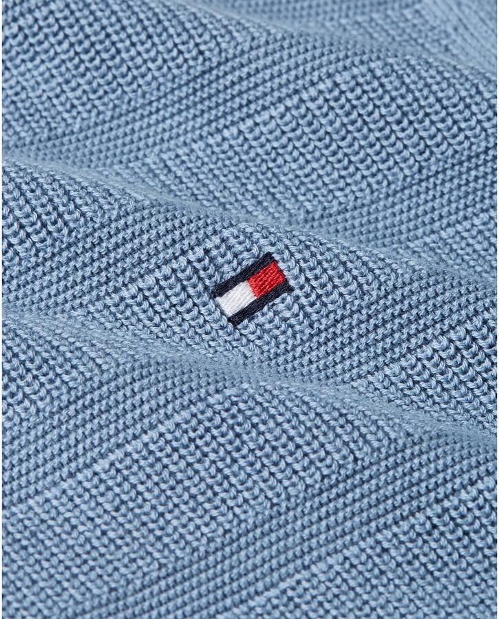 Tommy Hilfiger Schipperstrui STRIPE STRUCTURE ZIP MOCK