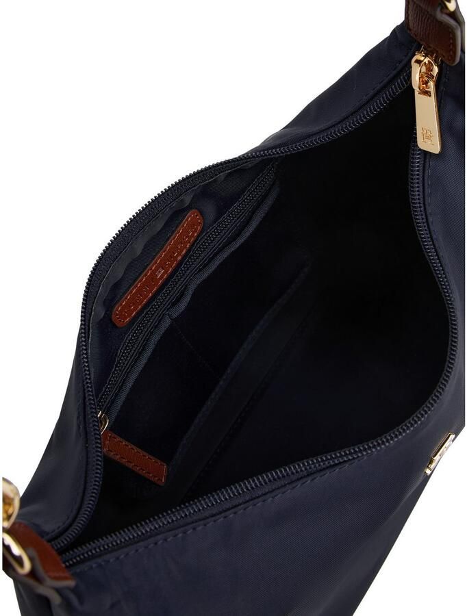 Tommy Hilfiger Schoudertas POPETTE SHOULDER BAG dames schoudertas draagtas met th-sierstuk