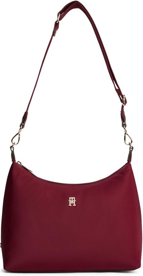 Tommy Hilfiger Schoudertas POPETTE SHOULDER BAG dames schoudertas draagtas met th-sierstuk - Foto 3