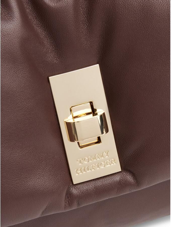 Tommy Hilfiger Schoudertas SOFT LEATHER CONV CROSSOVER dames schoudertas met elegante draaisluiting - Foto 2